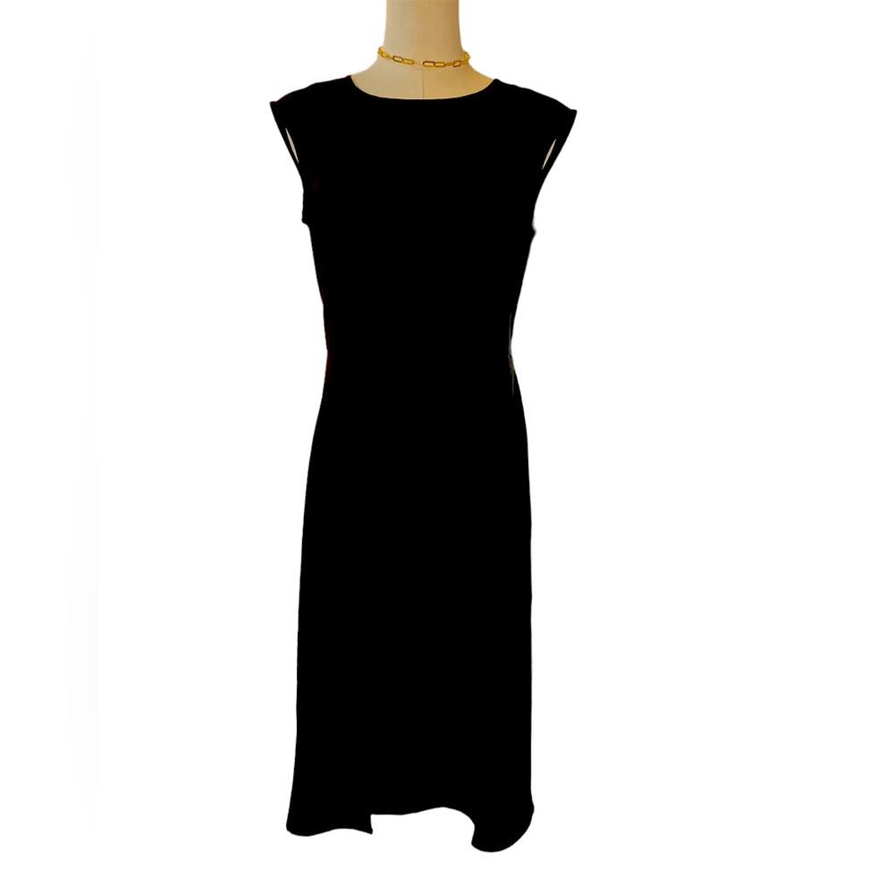 Loft Black Midi Dress